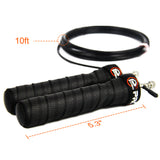 + Jump Rope for Strength Training adjustable Cable Wire Speed Skipping Rope Super Quality Black