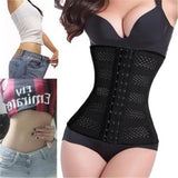 Womens Underbust Corset Body Shaper Tummy Waist Trainer Cincher