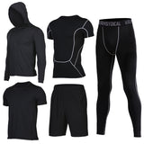 Winter Outdoor Quick Dry Running Sets Men