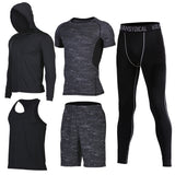 Winter Outdoor Quick Dry Running Sets Men