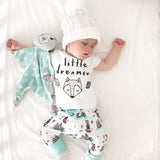 0-2Y summer Newborn Baby  Clothes set little dreamer