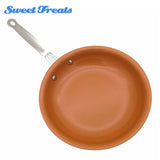 Copper Frying Pan with Ceramic Coating and Induction Cooking 1 Non-stick 0 Inches 12Inch