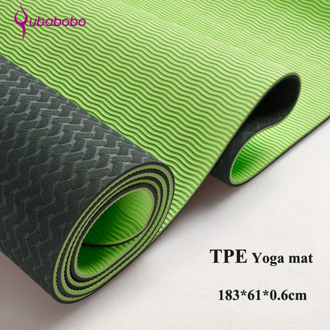 6MM TPE Non-slip Yoga Mats For Fitness