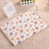 3 Color Cute Floral Pet Sleep Warm Paw Print