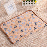 3 Color Cute Floral Pet Sleep Warm Paw Print