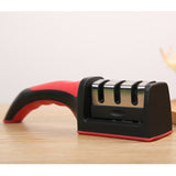 Knife Sharpener  Professional 3 Stages  Non-Slip Silicone Rubber