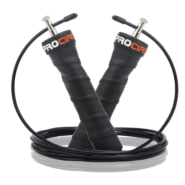 + Jump Rope for Strength Training adjustable Cable Wire Speed Skipping Rope Super Quality Black