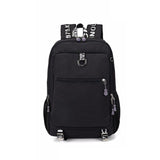 new men youth fashion multifunctional  casual laptop school usb charge waterproof